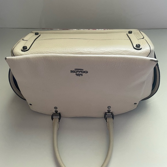 Coach Drew Satchel With Snakeskin Detail - Picture 5 of 8